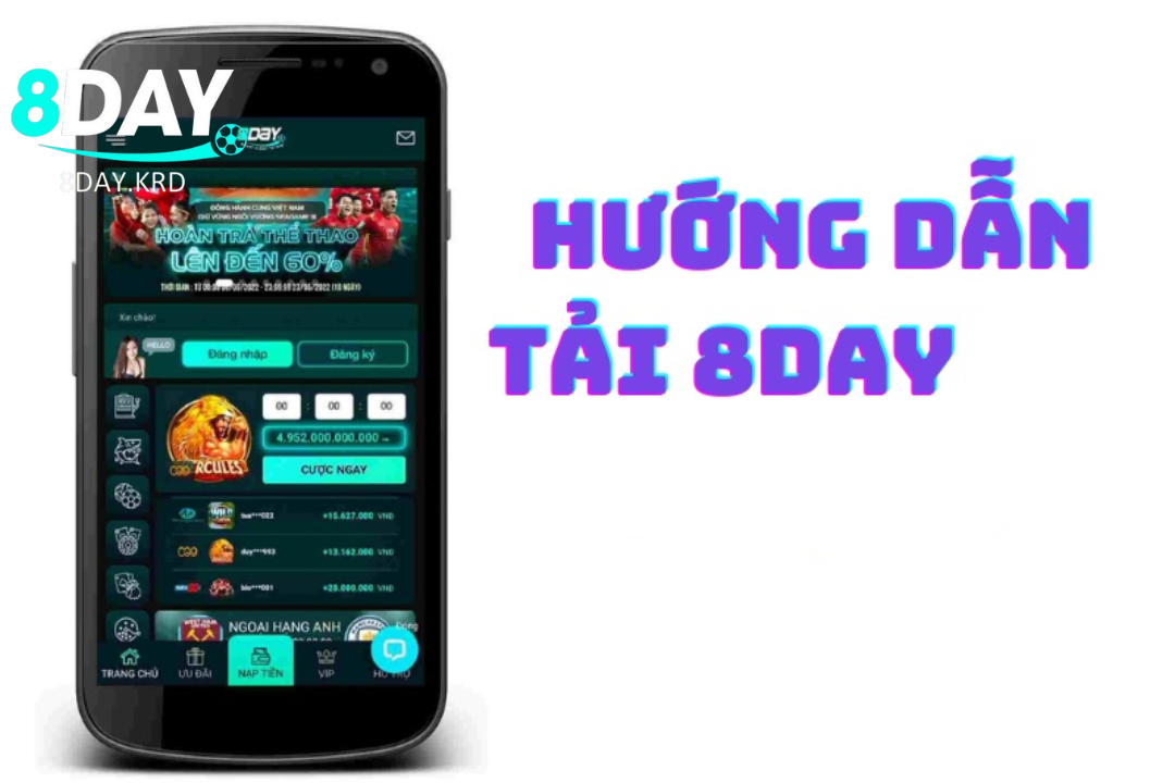 Cách tải 8Day